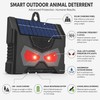 Solar Ultrasonic Animal Repeller for Outdoor Use – Waterproof Deer,