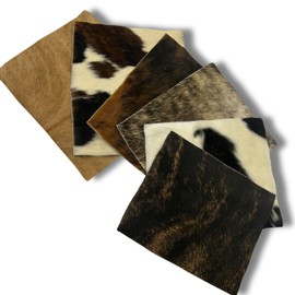 Cowhide Pieces | 12"x12" inch Precuts Sheets for Crafts (1)