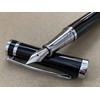 Rhapsody Luxury 3035 Executive Steel Fountain Pen BLACK Ink Pens