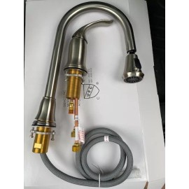 Dehco Faucet 13" Stainless Steel RV / Trailer Kitchen Pulldown Faucet, Part #204699, 6A