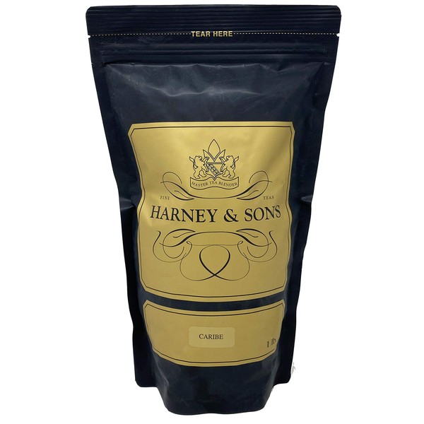 Harney & Sons Caribe Loose Tea - 1 Pound Green and Black Tea with Tropical Flavors