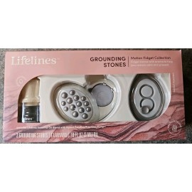 Lifelines Scent-Infused Grounding 2 Stones Meditative Fidget Collection Oil Set