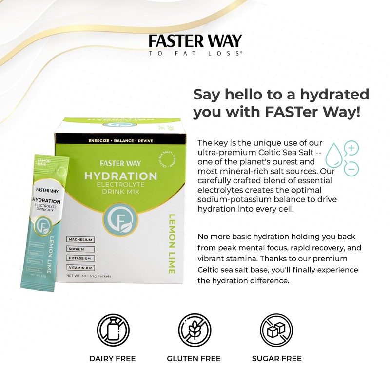 Faster Way - Hydration - Electrolyte Drink Mix - With