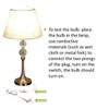 HouLight 5W Rechargeable Emergency LED Light Bulbs with Back Up