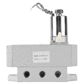 2 Position 5 Way Electric Solenoid Valve Single Control Industrial Supplies G1/8in K25DH‑6 HDC 12V