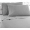 Shavel Home Products Micro Flannel Solid Sheet Set, Twin, Greystone