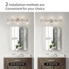 WUZUPS 5-Light Bathroom Light Fixture Morden Vanity Wall Scones Light