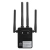 Wireless Repeater Black Dual Band WiFi Signal Network Extension Amplifier