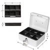 Cash Box with Money Tray, Parrency Small Money Box with