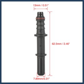 INFINAUTO 10pcs 7.89mm ID6 Fuel Line Quick Release Male Connector for Auto Durable Material Stylish Design