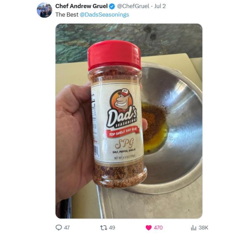 Dad’s Seasonings SPG Seasoning - All-Purpose Salt Pepper Garlic BBQ