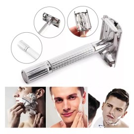 Veraly Rastrillo Clasico Apertura  Mariposa Acero Inoxidable Fu