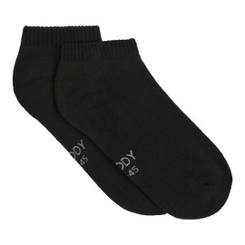 Boody Cushioned Ankle Socks, Black / 40-45