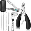 Toenail Clippers Set with Large Clippers for Thick Nails, 7