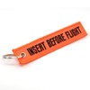 Rotary13B1 Insert Before Flight -Key Chain Neon Orange/Black1pc