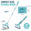Extendable Baseboard Cleaner Mop with Reusable Microfiber Pad
