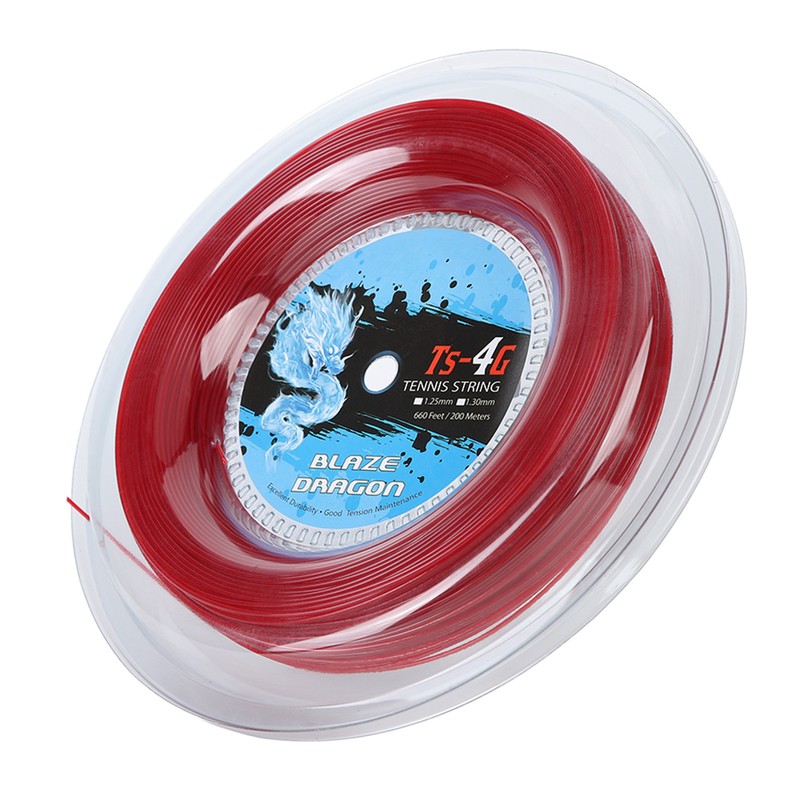 TS 4G 200m Reel Tennis String Line Polyester Tennis String