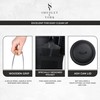 Smedley & York Black Ash Bucket with Lid, Complete Fireplace