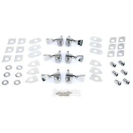 Graph Tech PRL-8341-C0 Ratio Electric 3+3 Locking Tuned Machine Heads - Vintage