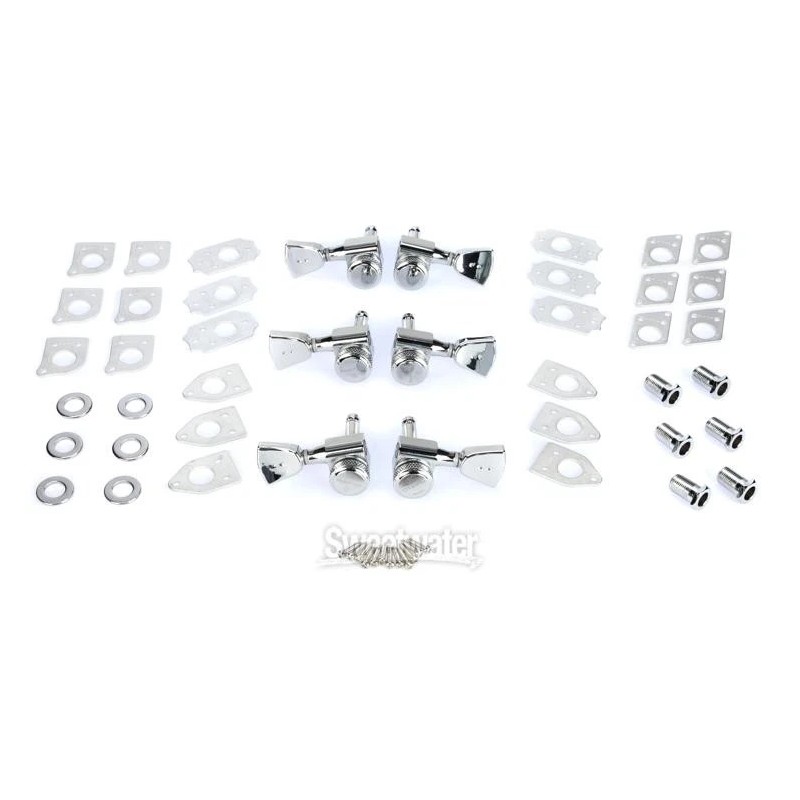 Graph Tech PRL-8341-C0 Ratio Electric 3+3 Locking Tuned Machine Heads