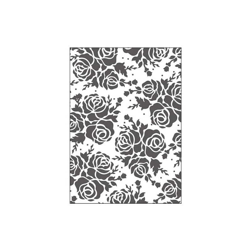 Cartella goffratura, dimensioni 13x18,5 cm, spessore 2 mm, rosa, 1pc