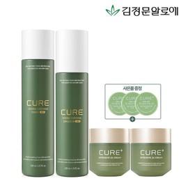 Kim Jong -moon Aloe Cure Hydra Soothing 365 Toner+Emulsion+2x Cream 2 2x Mini 3 / 김정문알로에 큐어 하이드라 수딩365 토너+에멀젼+2X크림 2개2x미니3