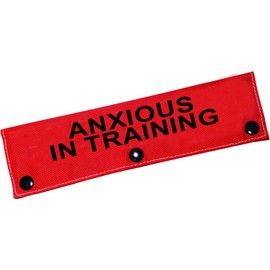 Funny Dog Leash Sleeve Have Anxious in Training Dog Leash Wrap Sleeve Pet Birthday Gift (Anxious in Training-Sleeve)