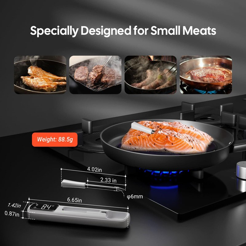 INKBIRD Mini Wireless Meat Thermometer, Bluetooth 5.4,1000ft/305m Ultra Long Connection,