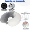 SAIREIDER Travel Pillows for Sleeping Airplane 100% Pure Memory Foam