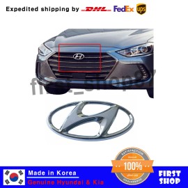 Rejilla delantera emblema logotipo H OEM 86320-F2100 para Hyundai Elantra 2017-2018