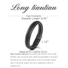 Braided Leather Bracelet Black Bracelet for Men PU Leather Bracelet