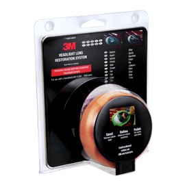 3M 3M 39073 Headlight Lens Restoration Kit to Restore Dull/Faded/Discoloured Headlights For Car, 1 Pack, Smoke
