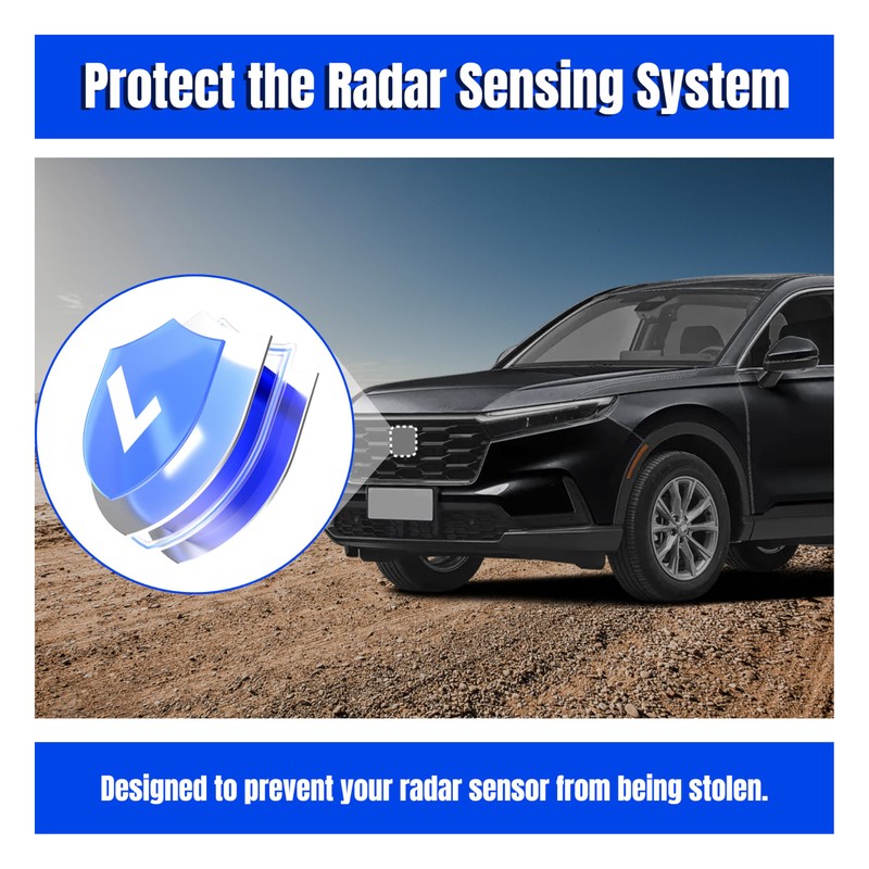 CRV Radar Sensor Protector for Honda CR-V 2023-2025，Anti-Theft Distance Sensor
