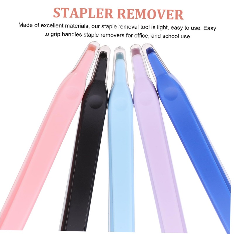 Operitacx Staple Remover Stick Stapler Remover Office Staple Removal Tools