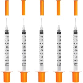 1/2ml 29Gauge 1/2inch(13mm) Disposable Dispensing Lab Supplies Individually Sealed Packaging, 20 Pack