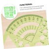 COHEALI 11pcs Stencils Geometric Ruler Stencil Set Plastic Measuring Templates