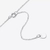 Silver treasures Collar Con Colgante De Plata Ley Con Inicial