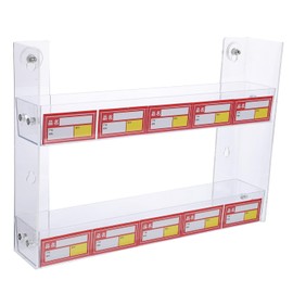 LIFKOME Exhibidor Transparente Para Cigarros De Soporte De Pared Para Almacenamiento y Exhibición Tiendas