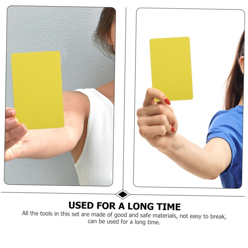 BESPORTBLE Portable Soccer Referee Kit with Red and Yellow Cards
