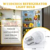 Refrigerator light bulb replacement W11043014 W10805744 Refrigerator LED Light Bulb