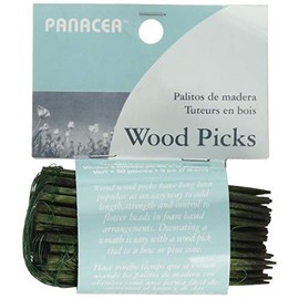 Panacea Products 60043 - Juego de 90 púas Florales de 7,6 cm, Color Verde