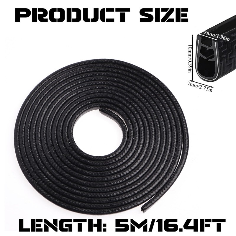 Car Door Edge Protector, 5M Car Door Edge Guard Protector