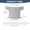 Pack of 4 Bed Sheet Holders with Locking Strips, Removable