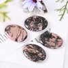 Amogeeli 2pcs Oval Thumb Worry Crystal for Stress and Anxiety,
