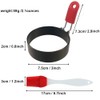 Yubng 3 inch Stainless Steel Egg Rings for Egg Mcmuffins,