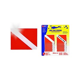 Innovative Scuba Concepts Dive Flag Sticker Board, Reflective 1 pc