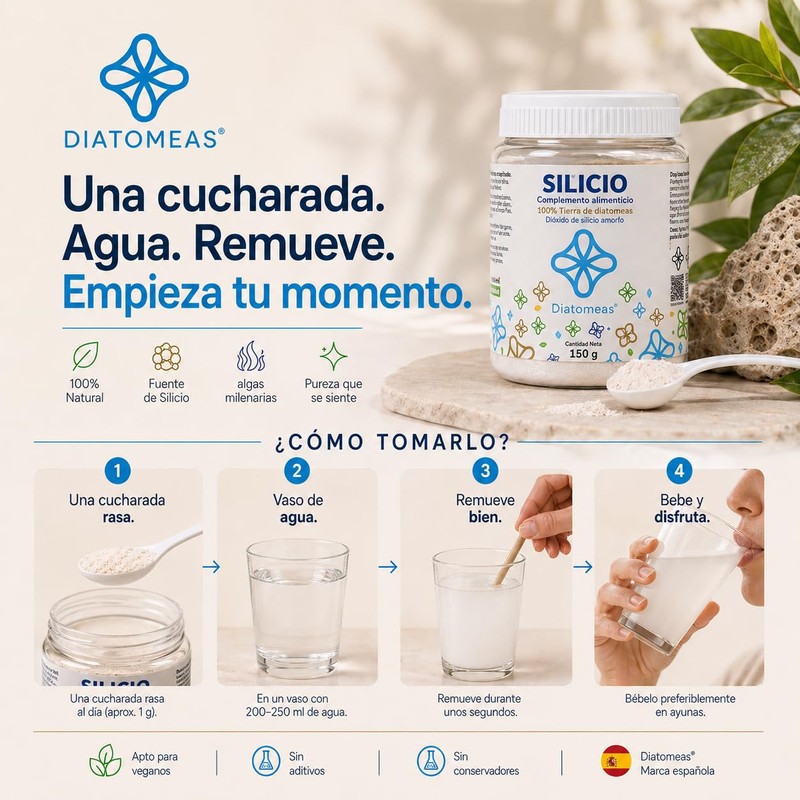 100% Oral Silicio Tierras de - Suitable for those looking