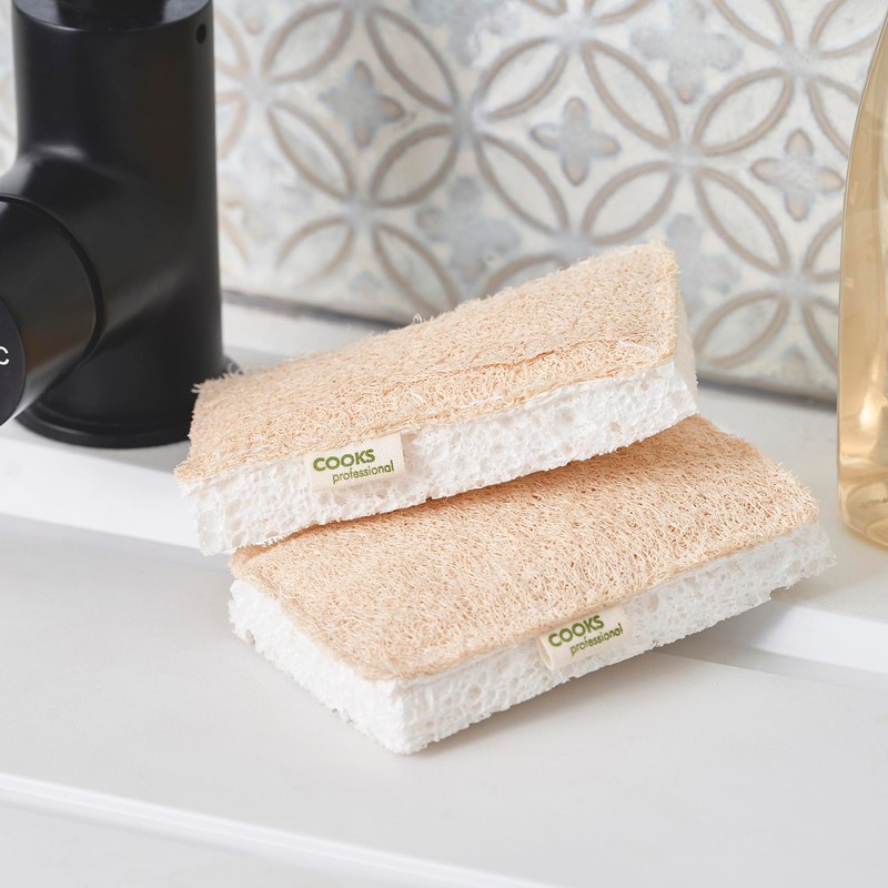 Cooks Professional Eco Scourer Sponges Multipack | 12 Pack |