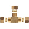 Anderson Metals-50064-05 Brass Tube Fitting, Tee, 5/16" x 5/16" x