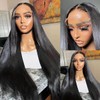 AUOU 13x6 Lace Front Wigs Human Hair Pre Plucked 34